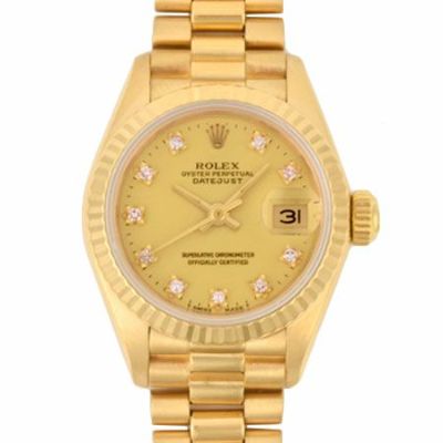 ロレックス ROLEX デイトジャスト 69178G K18YG 92番 レディース 自動