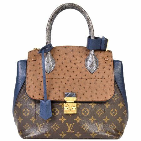 ルイヴィトン LOUIS VUITTON エキゾチックトートPM ネイビー