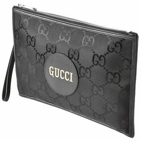 グッチ GUCCI オフ ザ グリッド クラッチバッグ ロゴ ブラック GG