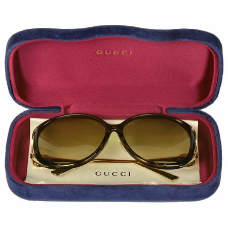 グッチ GUCCI インターロッキングG サングラス べっ甲柄 ゴールド金具