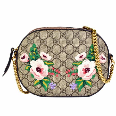 グッチ GUCCI チェーンショルダーバッグ GGスプリーム キャンバス