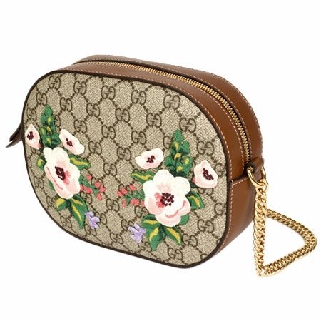 グッチ GUCCI チェーンショルダーバッグ GGスプリーム キャンバス