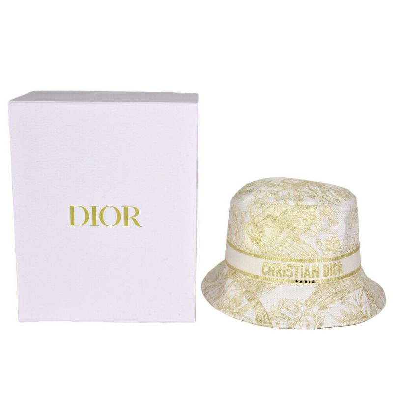 ディオール Dior D-BOBBY ボブハット 58サイズ ロゴ 刺繍 バケット