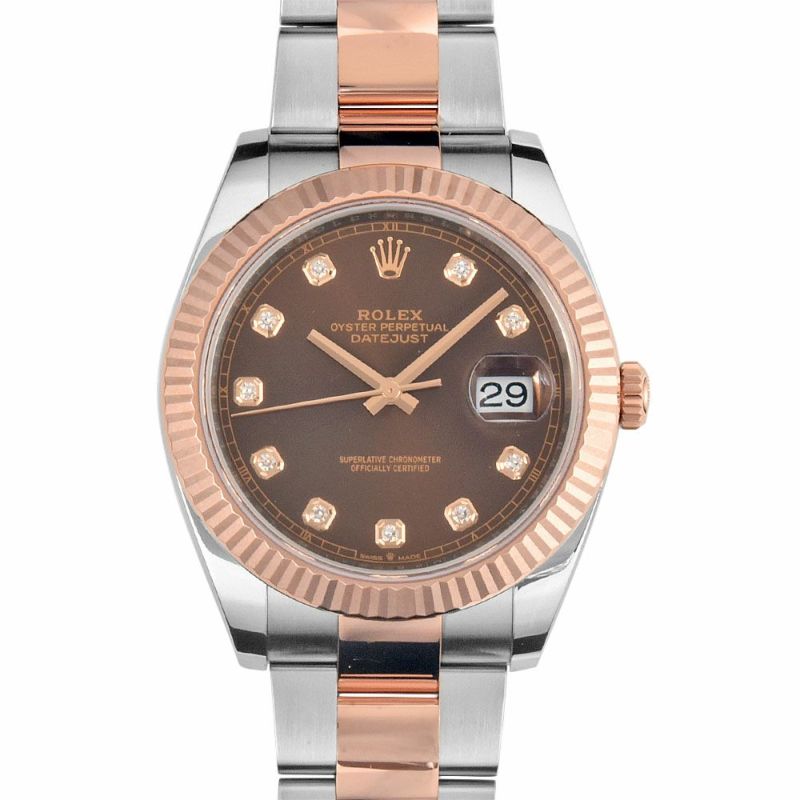 ロレックス ROLEX デイトジャスト41 126331G 10Pダイヤインデックス