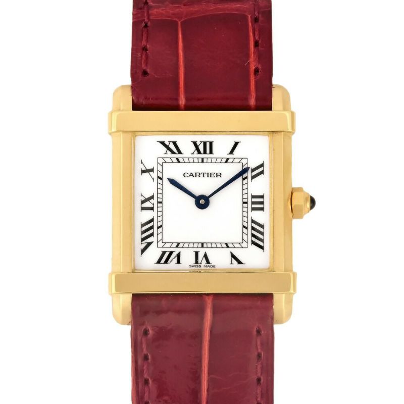 カルティエ Cartier タンク シノワーズ SM K18YG レディース 時計