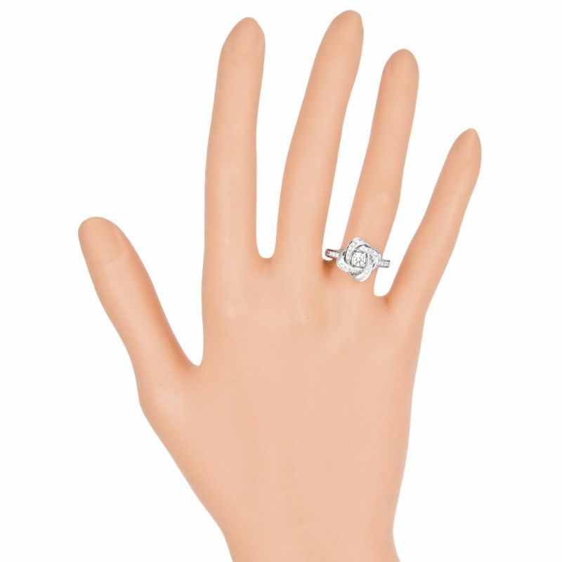 [未使用]ブシュロン ピヴォワンヌ リング　0.41カラット ブシュロン BOUCHERON ピヴォワンヌ ダイヤモンド 0.21ct(F/VS1/3EX