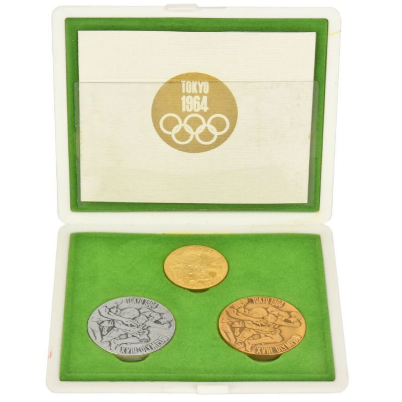 オリンピック東京大会記念メダル 1964年(昭和39年) 金(K18) 7.2g 銀