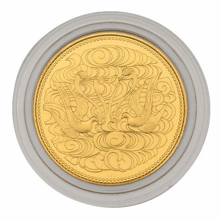 天皇陛下御在位六十年記念 10万円 プルーフ金貨幣 昭和62年 K24 純金