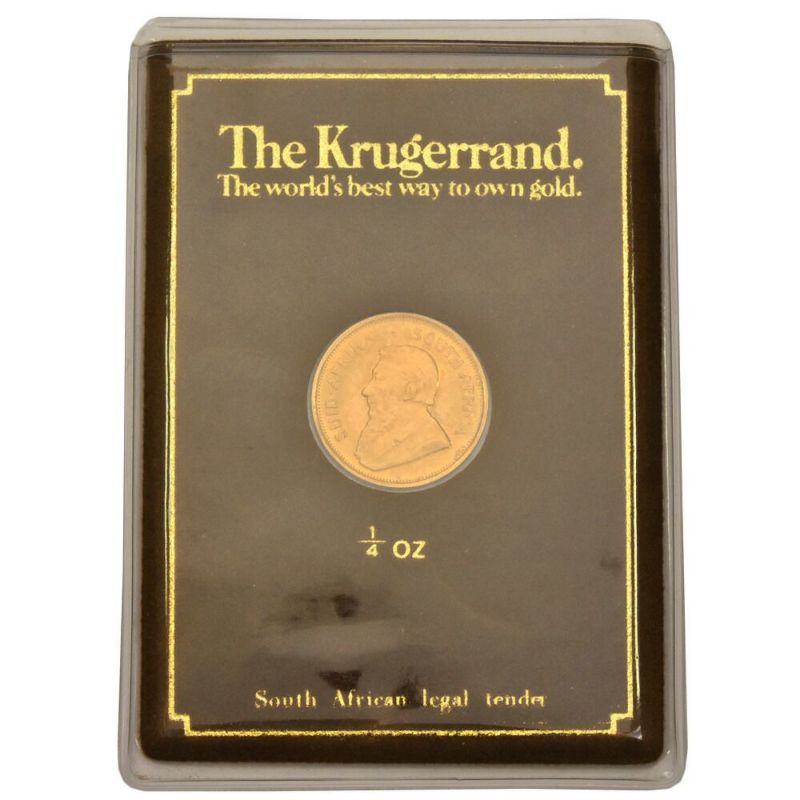 1980年 南アフリカ共和国 クルーガーランド金貨 K22 1/4オンス 8.4g コイン 貨幣【中古】 | ゴールドプラザ オンラインストア