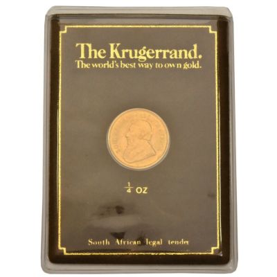 1980年 南アフリカ共和国 クルーガーランド金貨 K22 1/4オンス 8.4g