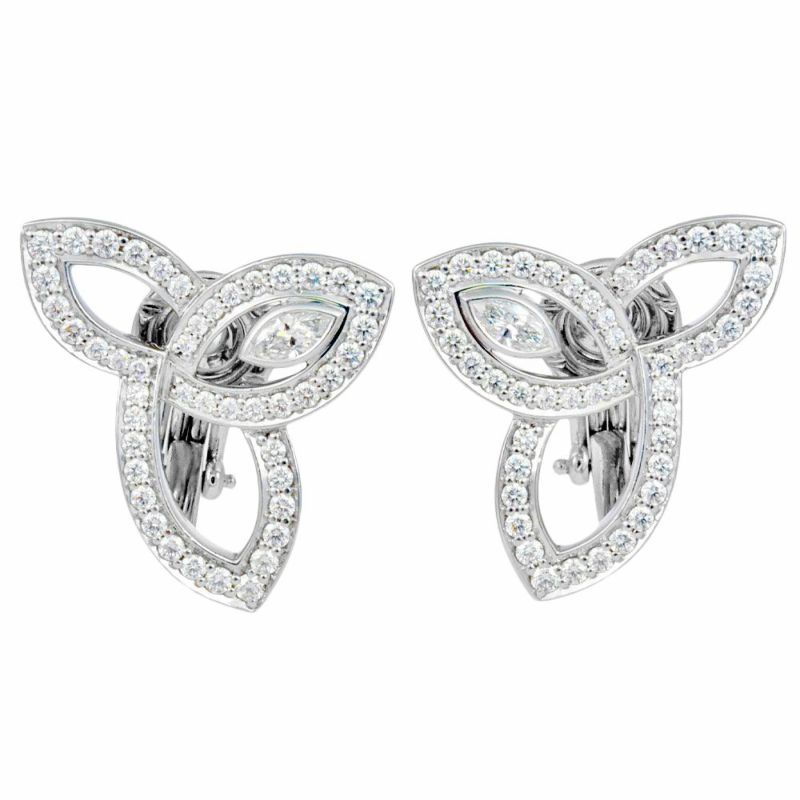 ハリーウィンストン HARRY WINSTON リリークラスター イヤリング