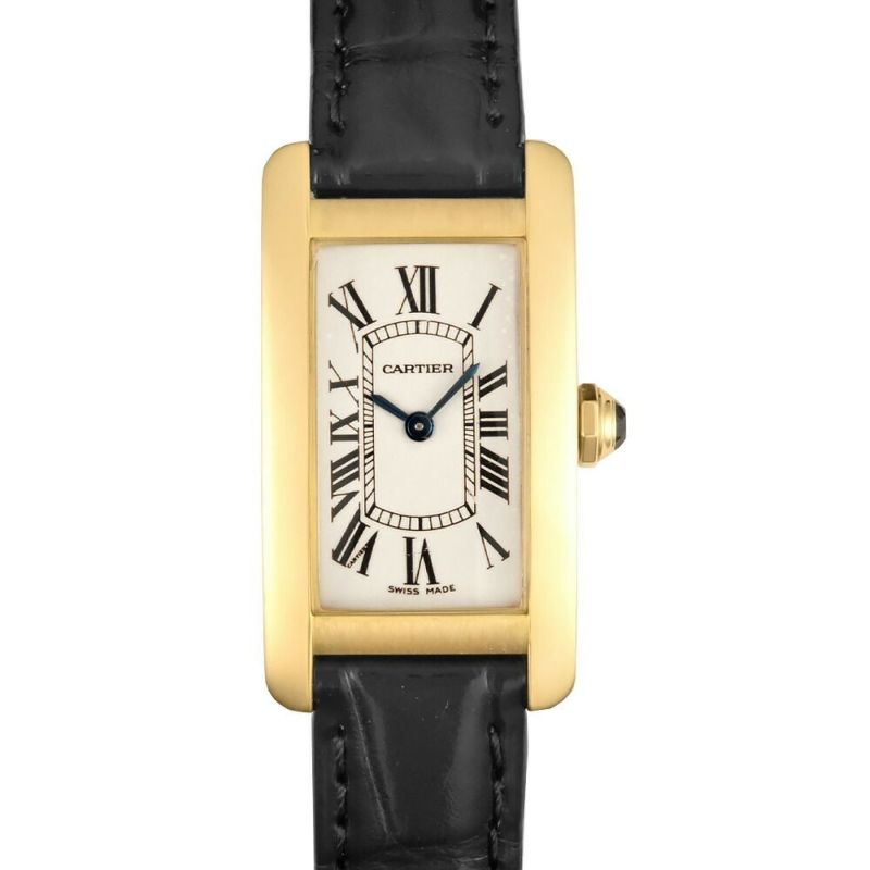 カルティエ Cartier タンク アメリカン SM K18YG レディース 腕時計 クォーツ アイボリー文字盤 W2601556【中古】 |  ゴールドプラザ オンラインストア
