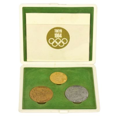 オリンピック東京大会記念メダル 1964年(昭和39年) 金(K18) 7.2g 銀