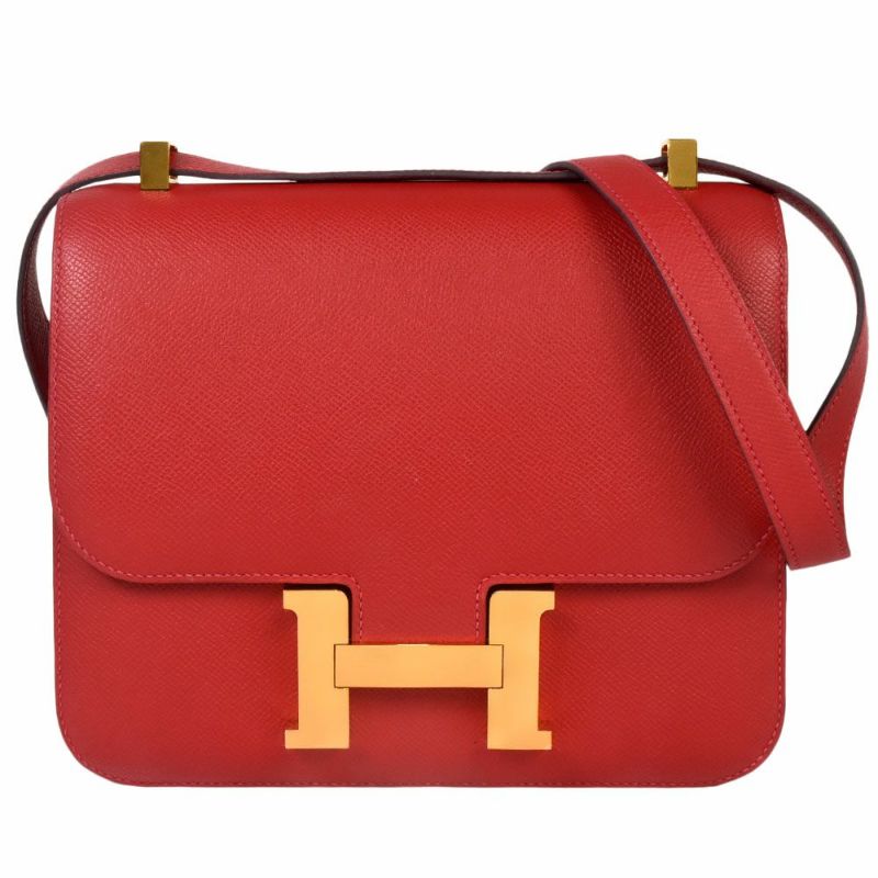 エルメス HERMES コンスタンス3 24 ルージュカザック ヴォーエプソン A