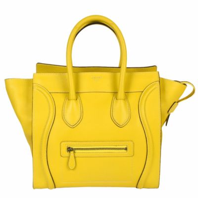 訳あり】セリーヌ CELINE ラゲージ ショッパー ミニ ハンドバッグ