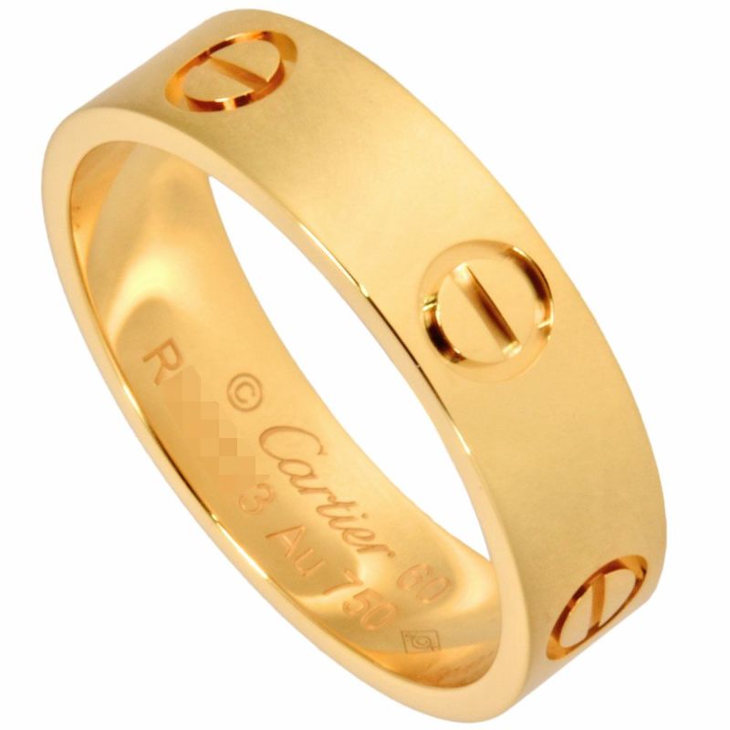 カルティエ Cartier ラブ LOVE リング 指輪 #60 K18YG レディース【中古】 | ゴールドプラザ オンラインストア