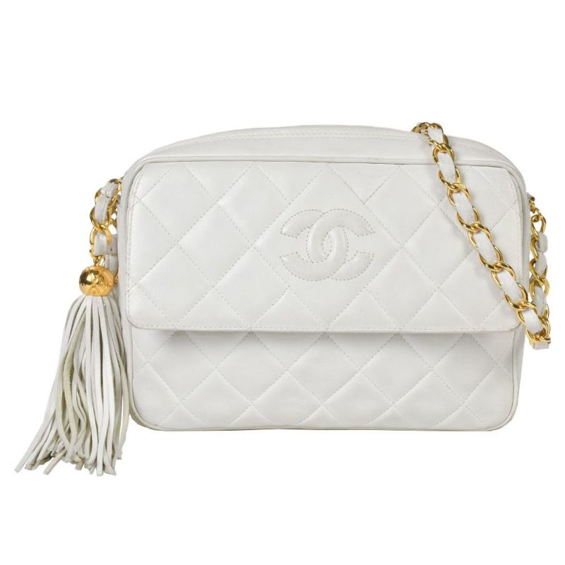 シャネル CHANEL マトラッセ ココマーク フリンジ チェーン ショルダー ...