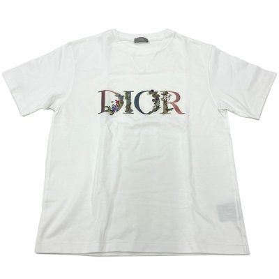 ディオール オム DIOR HOMME フローラル ロゴ 刺繍 半袖Ｔシャツ 