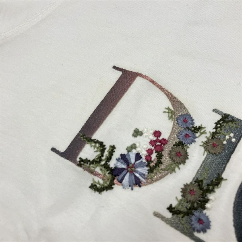 ディオール オム DIOR HOMME フローラル ロゴ 刺繍 半袖Ｔシャツ ...