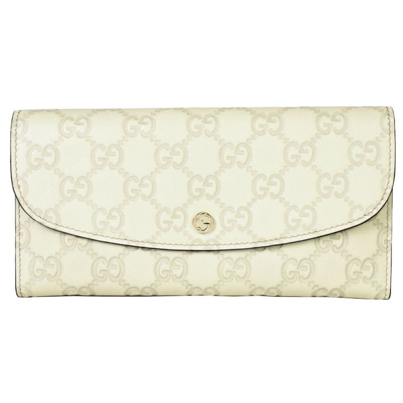 グッチ GUCCI グッチシマ 長財布 グッチシマ 256926 アイボリー【中古】 | ゴールドプラザ オンラインストア