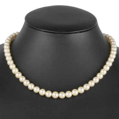 タサキ TASAKI アコヤパール 7.0ｍｍ-7.5mm ネックレス 40cm SV 