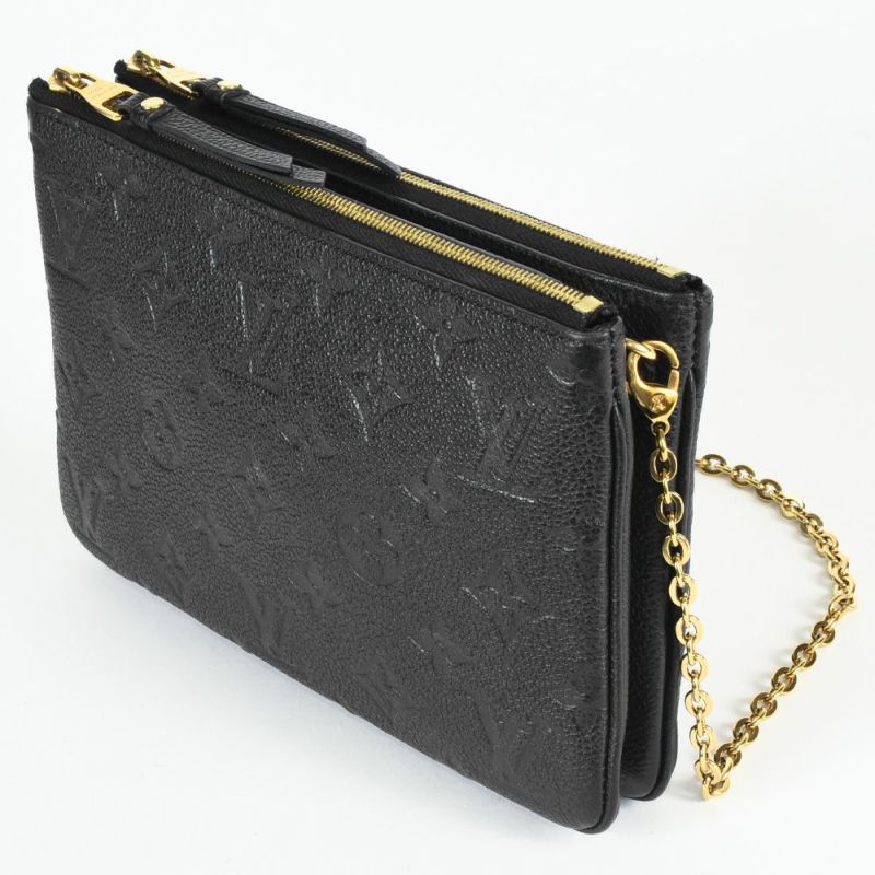 ルイヴィトン LOUIS VUITTON ポシェット・ドゥーブル ジップ ショルダーバッグ モノグラム アンプラント M68568 ブラック  SD0290 RFID チェーンショルダーバッグ【中古】 | ゴールドプラザ オンラインストア