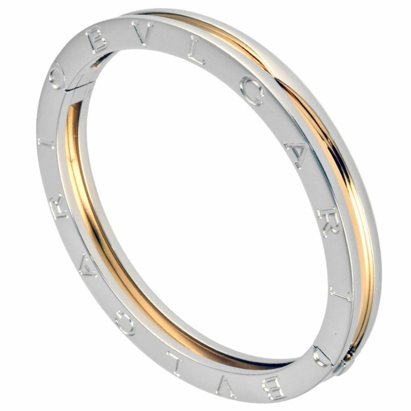 ブルガリ BVLGARI ビー ゼロワン バングル カフ SS K18YG ブレスレット レディース【中古】 | ゴールドプラザ オンラインストア