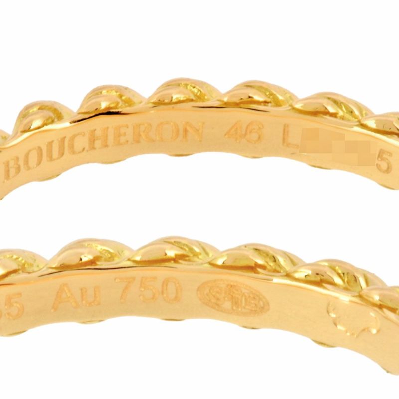 ブシュロン BOUCHERON セルパンボエム リング 指輪 #46 K18YG レディース【中古】 | ゴールドプラザ オンラインストア