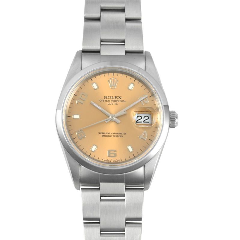 ロレックス ROLEX 15200 オイスターパーペチュアル デイト P番(1997年製造) 腕時計 ピンク文字盤 メンズ【中古】 | ゴールドプラザ  オンラインストア