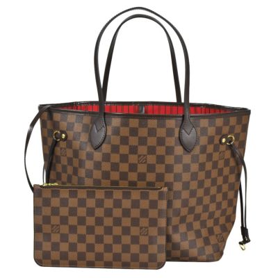 ルイヴィトン LOUIS VUITTON ネヴァーフルMM トートバッグ ダミエ エベヌ N41358 スリーズ GI0230 RFID(ICチップ)内蔵【中古】