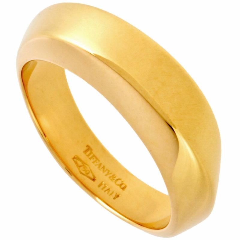 ティファニー Tiffanyu0026Co. ナイフエッジ リング 指輪 約10.5号 K18YG レディース【中古】 | ゴールドプラザ オンラインストア