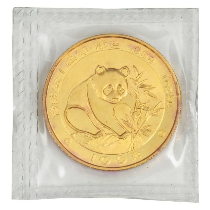 パンダ金貨 100元 1988年 純金 31.1g 1oz 金貨 ゴールド K24 中国 コイン 貨幣【中古】 | ゴールドプラザ オンラインストア