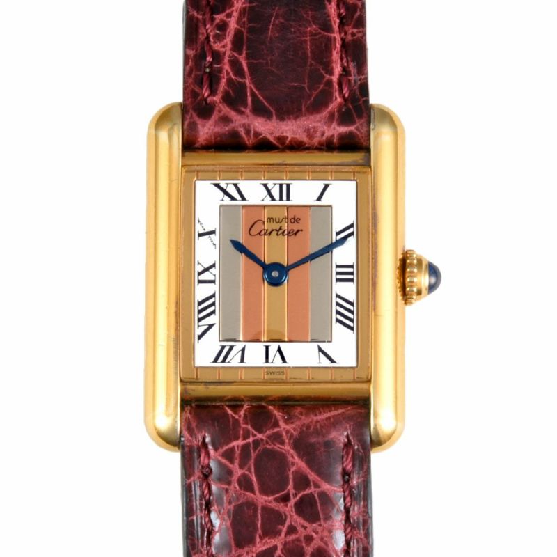 カルティエ Cartier マストタンク ヴェルメイユ トリニティ SM 腕時計 ホワイト文字盤 ヴィンテージ 3カラー レディース【中古】 |  ゴールドプラザ オンラインストア