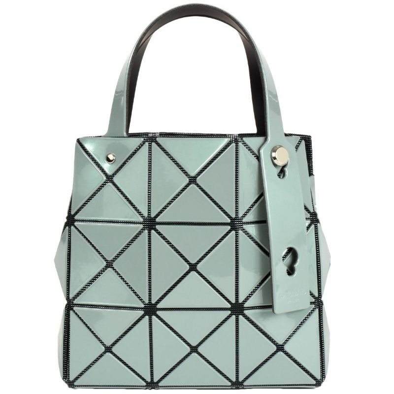 バオバオ イッセイミヤケ BAOBAO ISSEY MIYAKE LUCENT Carat ミニバッグ ハンドバッグ PVC BB33AG610  ブルーグレー メタリック ユニセックス【中古】 | ゴールドプラザ オンラインストア