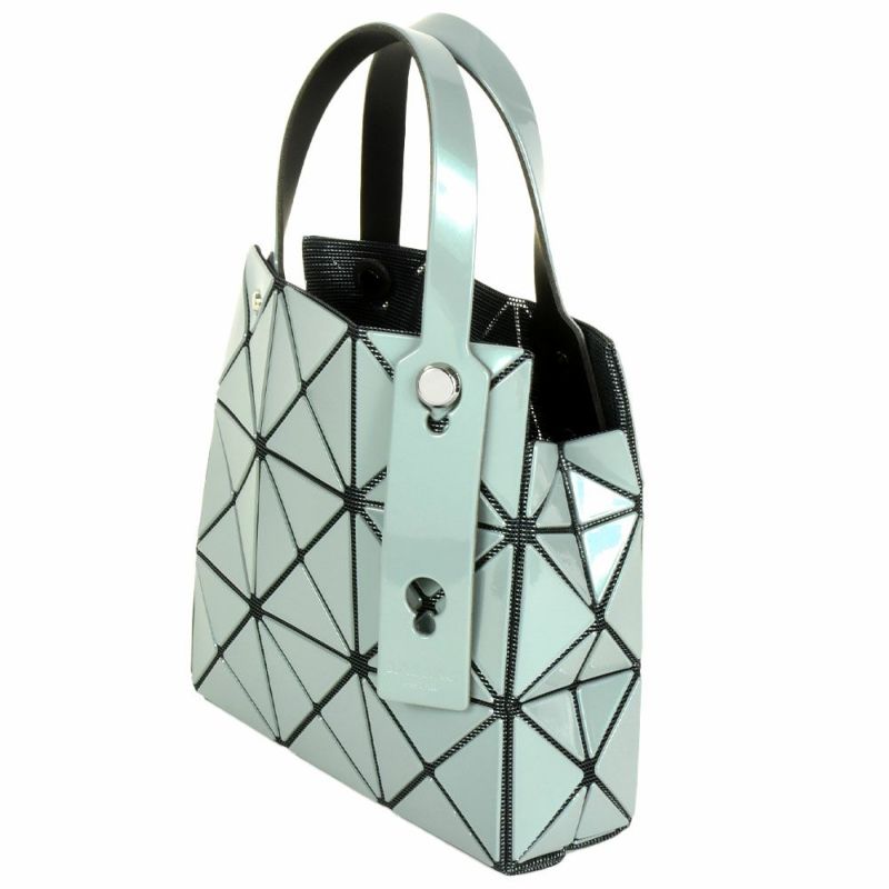 バオバオ イッセイミヤケ BAOBAO ISSEY MIYAKE LUCENT Carat ミニバッグ ハンドバッグ PVC BB33AG610 ブルー グレー メタリック ユニセックス【中古】 | ゴールドプラザ オンラインストア