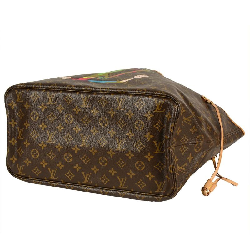 ルイヴィトン LOUIS VUITTON ネヴァーフルGM 村上隆 コラボ トートバッグ モノグラム キャンバス M95561 FL4007  ユニセックス【中古】 | ゴールドプラザ オンラインストア