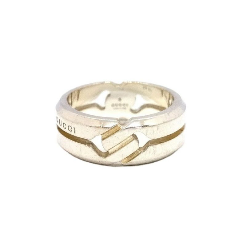 最大10%OFFクーポン グッチ GUCCI ノット インフィニティ リング 指輪 約10号 SV925 アクセサリー