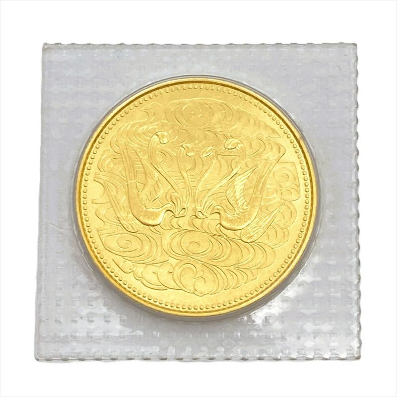 天皇陛下 御在位六十年記念 10万円 金貨幣 昭和61年 純金 20g