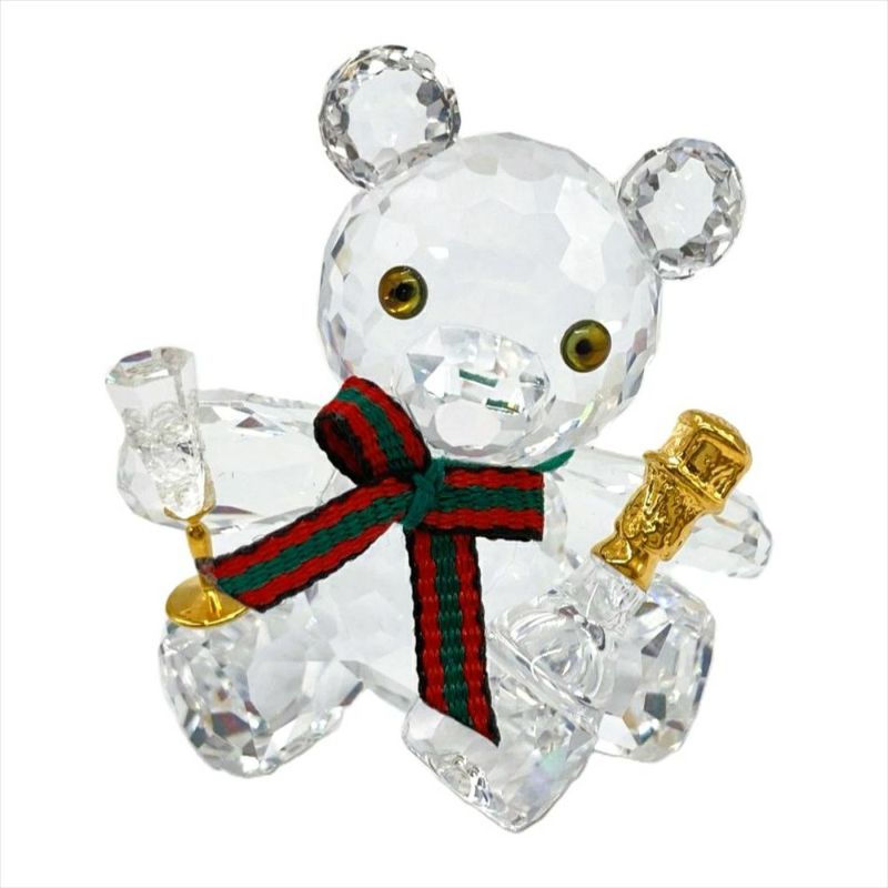 Vintage Swarovski Crystal 174957 Kris Bear Reclining Lying