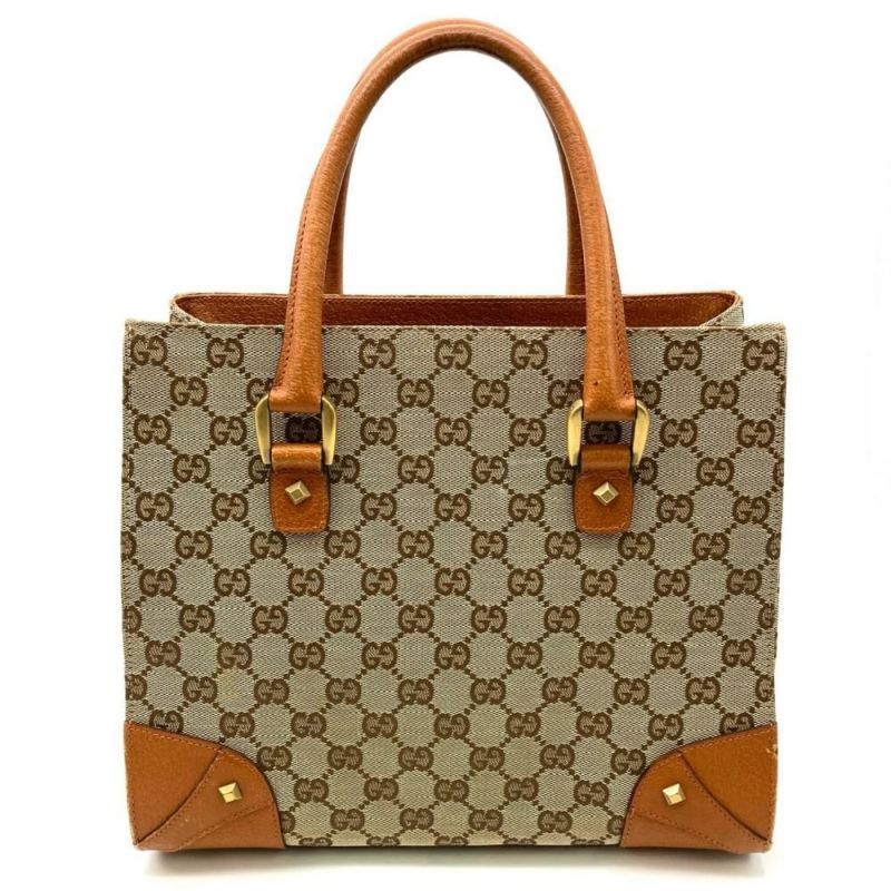 グッチ GUCCI トートバッグ GGキャンバス レザー 120895