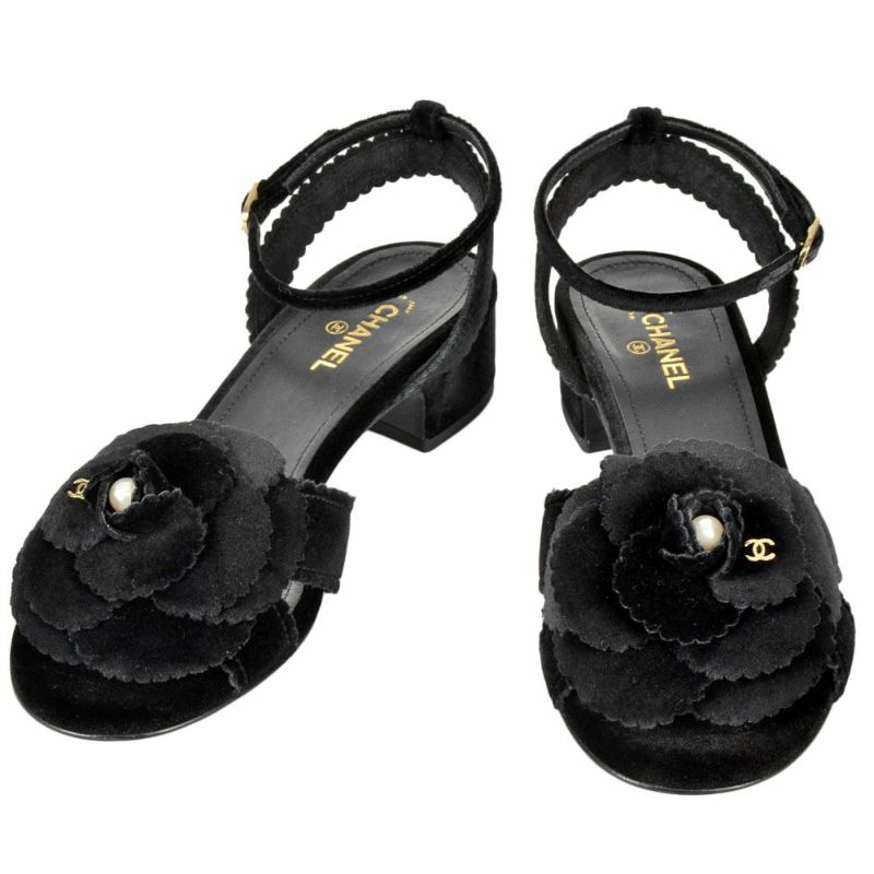 CHANEL シャネル カメリア ココマーク トングサンダル ビーチ