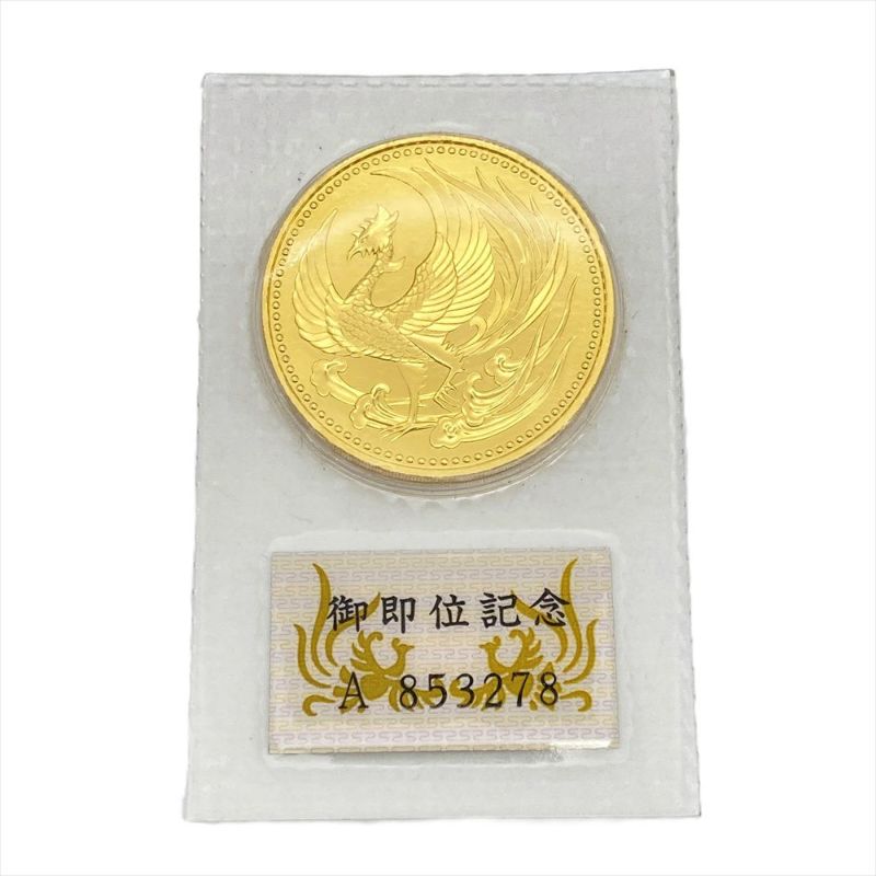超熱 天皇陛下御即位記念 金貨 30g 純金 平成2年 10万円金貨 記念硬貨 コレクション