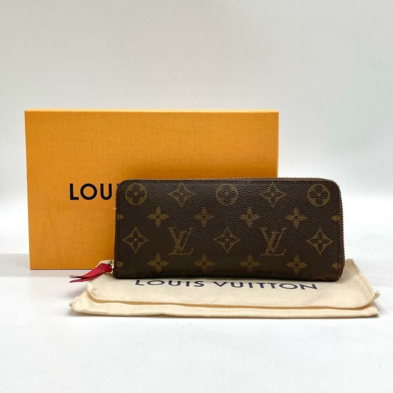 ルイヴィトン LOUIS VUITTON ポルトフォイユ クレマンス 長財布