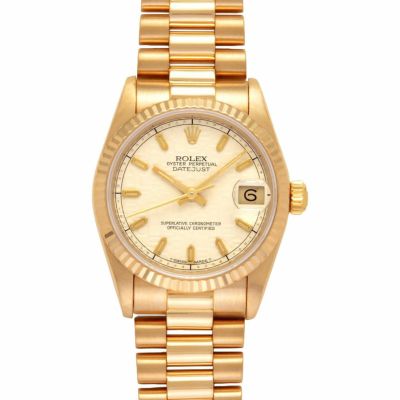 ロレックス ROLEX ヨットマスター 16628 金無垢 K18YG W番