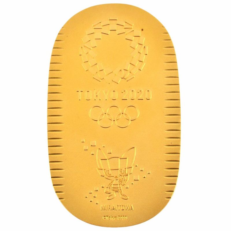 東京2020 オリンピックエンブレム 純金小判 50g 金貨 ゴールド