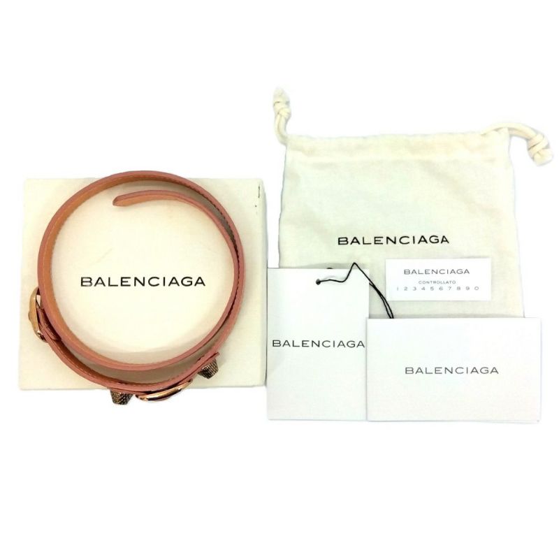 バレンシアガ BALENCIAGA ジャイアント ブレスレット レザーg
