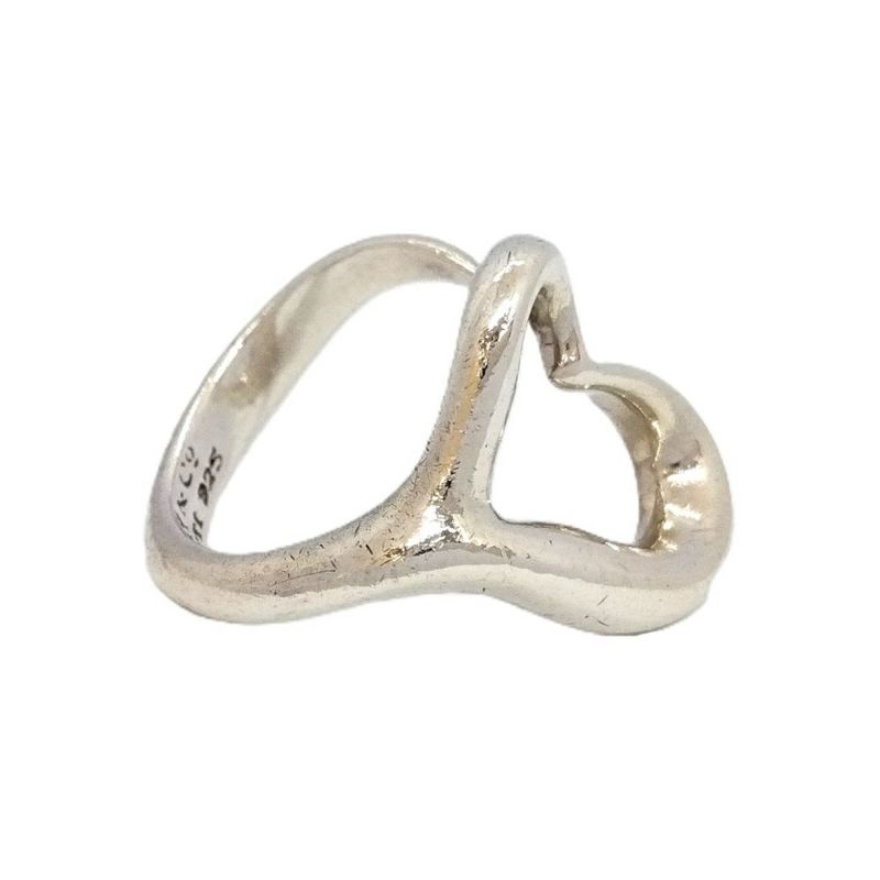 ティファニー Tiffany&Co. オープンハート リング 指輪 約10号 SV925