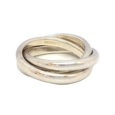 グッチ GUCCI ノット インフィニティ リング 指輪 約10号 SV925