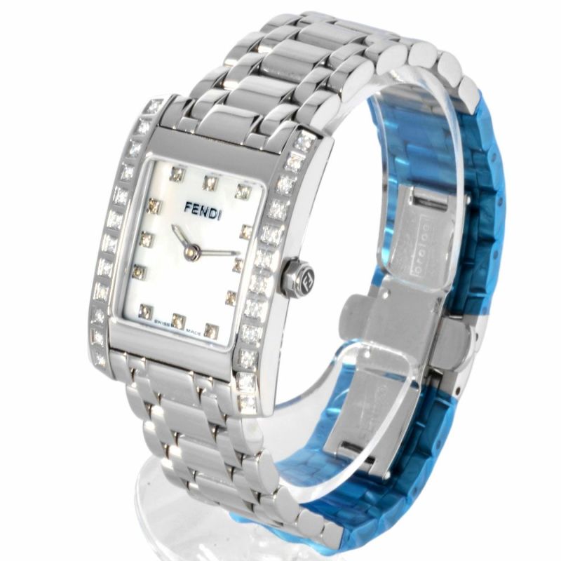 稼働】フェンディ 腕時計 7000L シェル文字盤 クラシコ ローマン コンビ