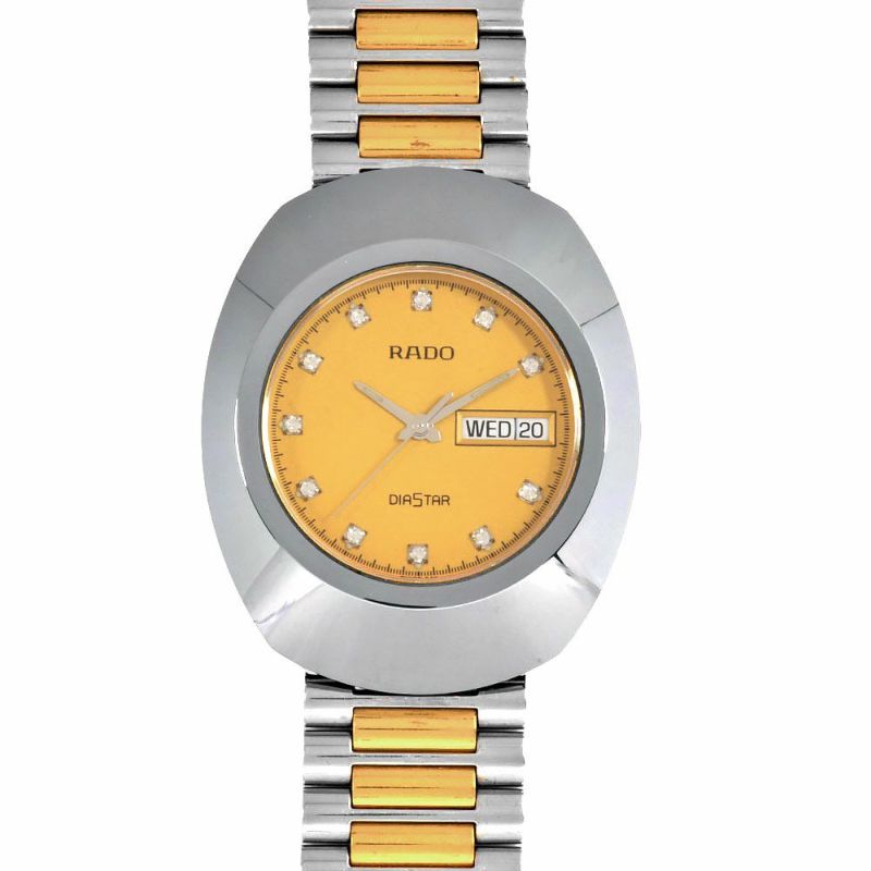 ラドー RADO ダイヤスター デイデイト 腕時計 ゴールド文字盤